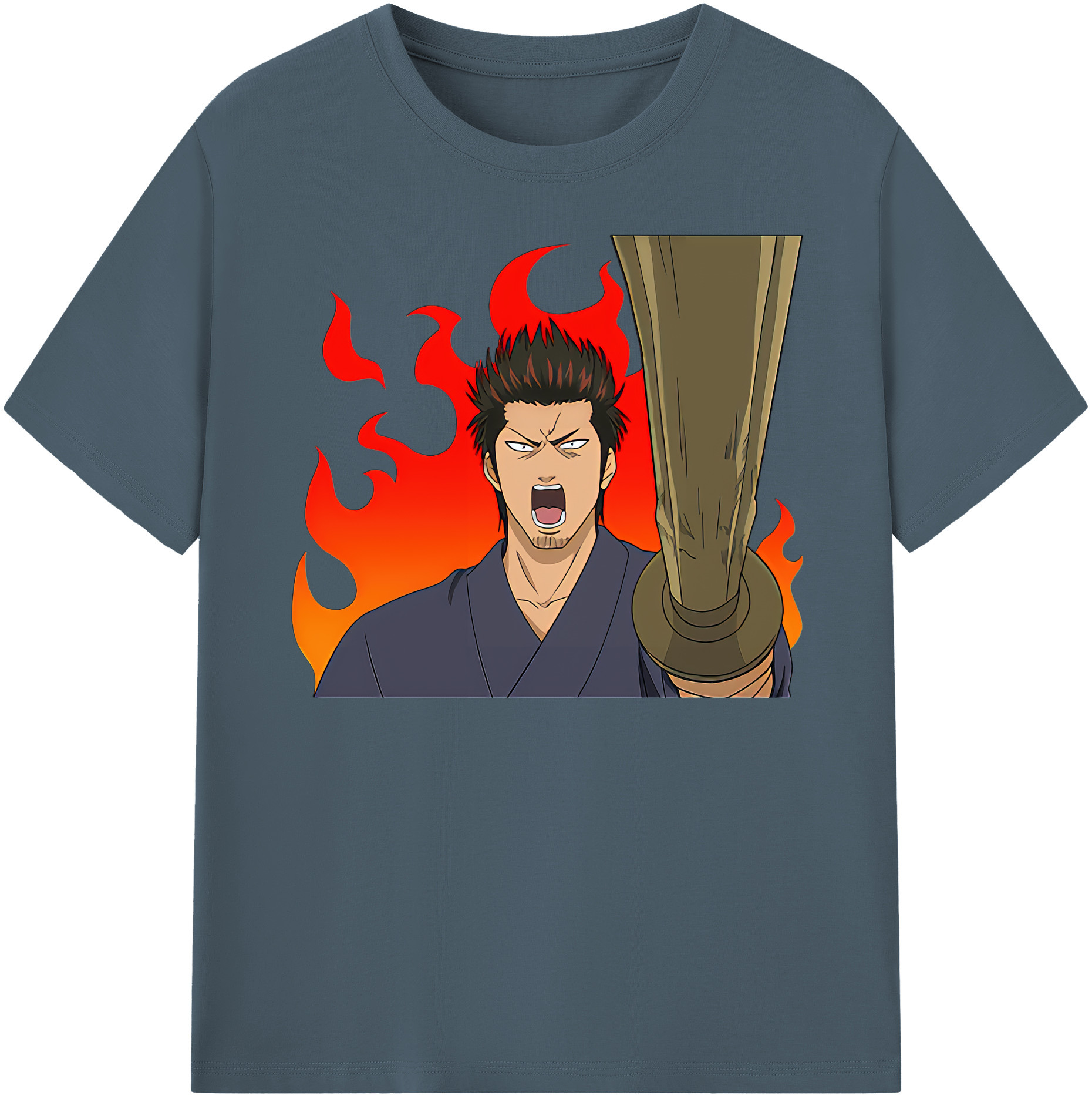 （画像用） ぎんたま 坂田銀時（さかたぎんとき） 神楽 志村新八（しむら しんぱち） GINTAMA Sakata Gintoki Kagura Shimura Shinpachi 綿100％半袖Tシャツ（フロントプリント）